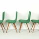 Set of 4 Teak Dining Chairs by van Os, 1950s