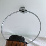 Frosted glass mushroom lamp