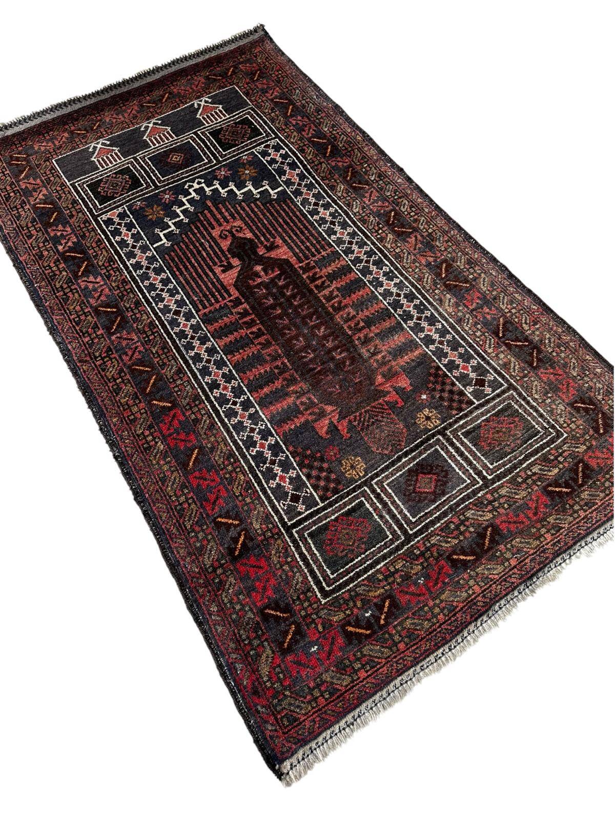 Handmade Persian rug 150cm x 80cm