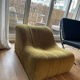 Chromatic armchair by Kwok Hoï Chan for Steiner - khaki fabric
