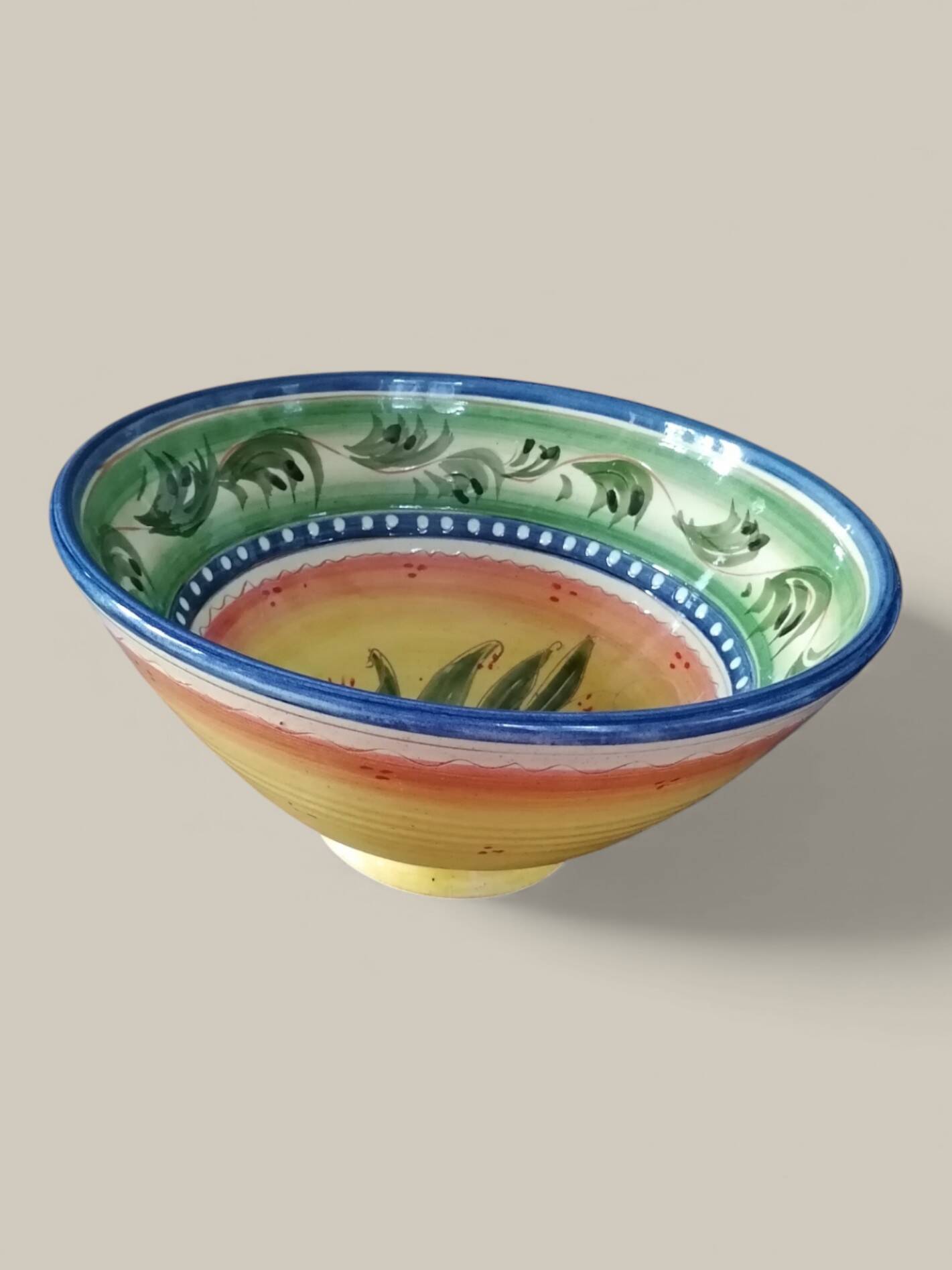 Ibiza earthenware salad bowl - Olivier
