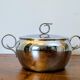 Antique stainless steel sugar bowl by Remy Letang