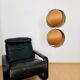 Wooden Double Moon Pendant Lamp