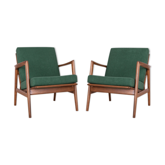 Fauteuils 300-139 par Swarzędzka Factory, années 1960, Ensemble de 2
