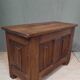 Oak chest with towel pleats