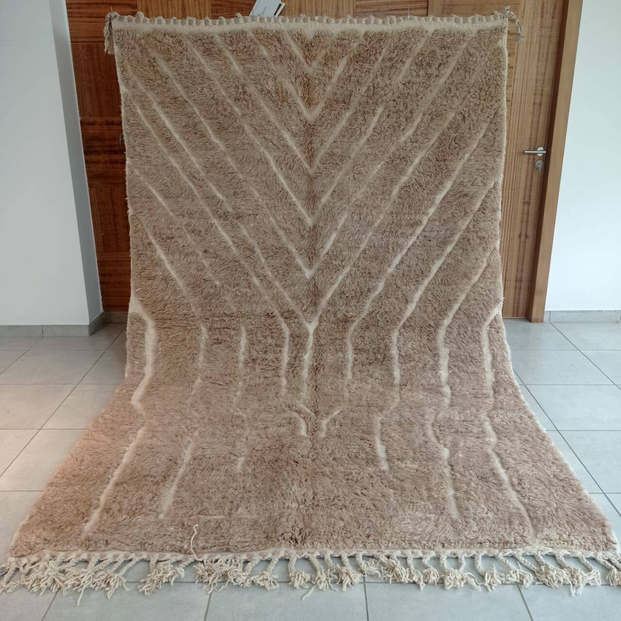 Handmade wool Berber rug 300X200 cm