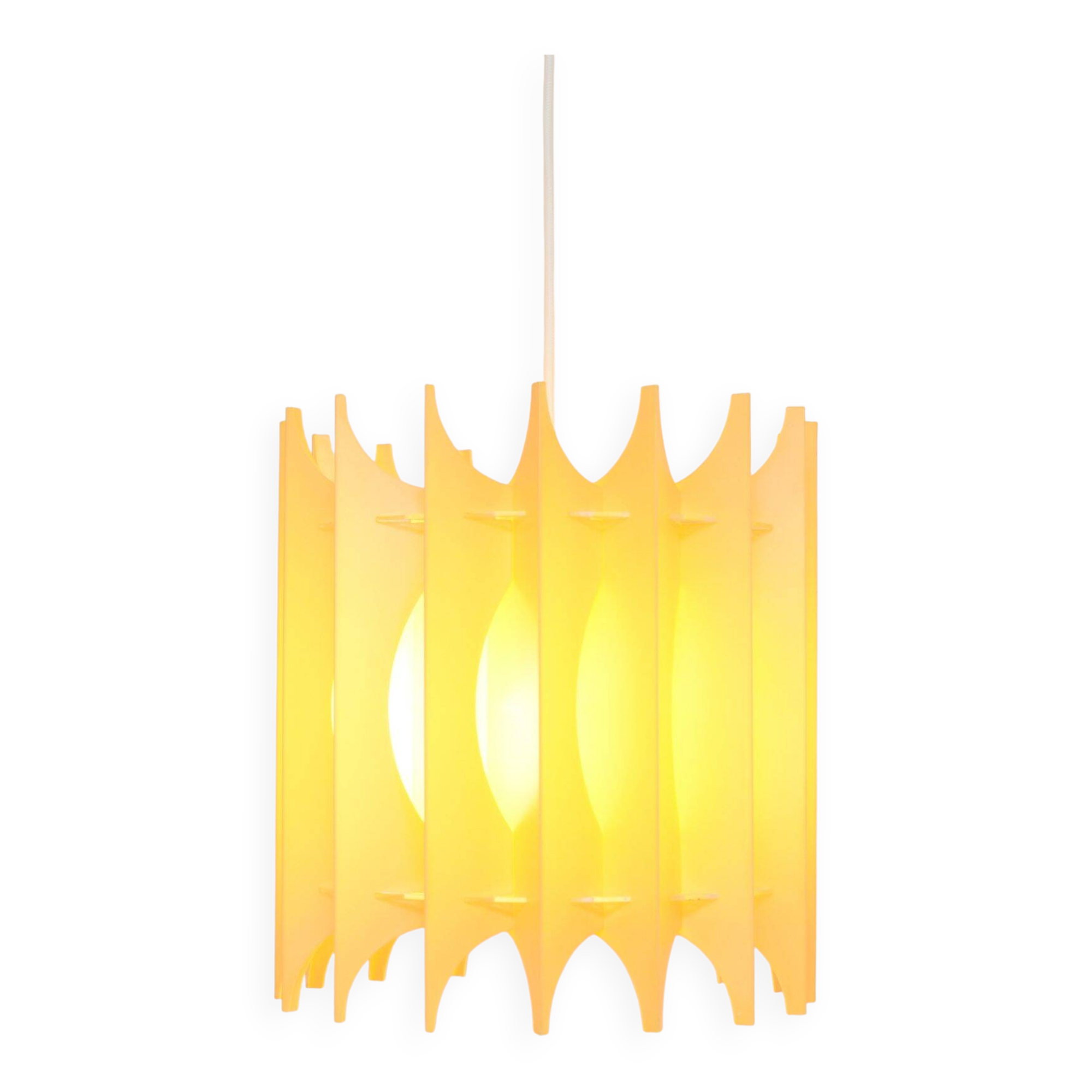 Facette lamp, design by Gunner Jensen, Sweden, 1970s