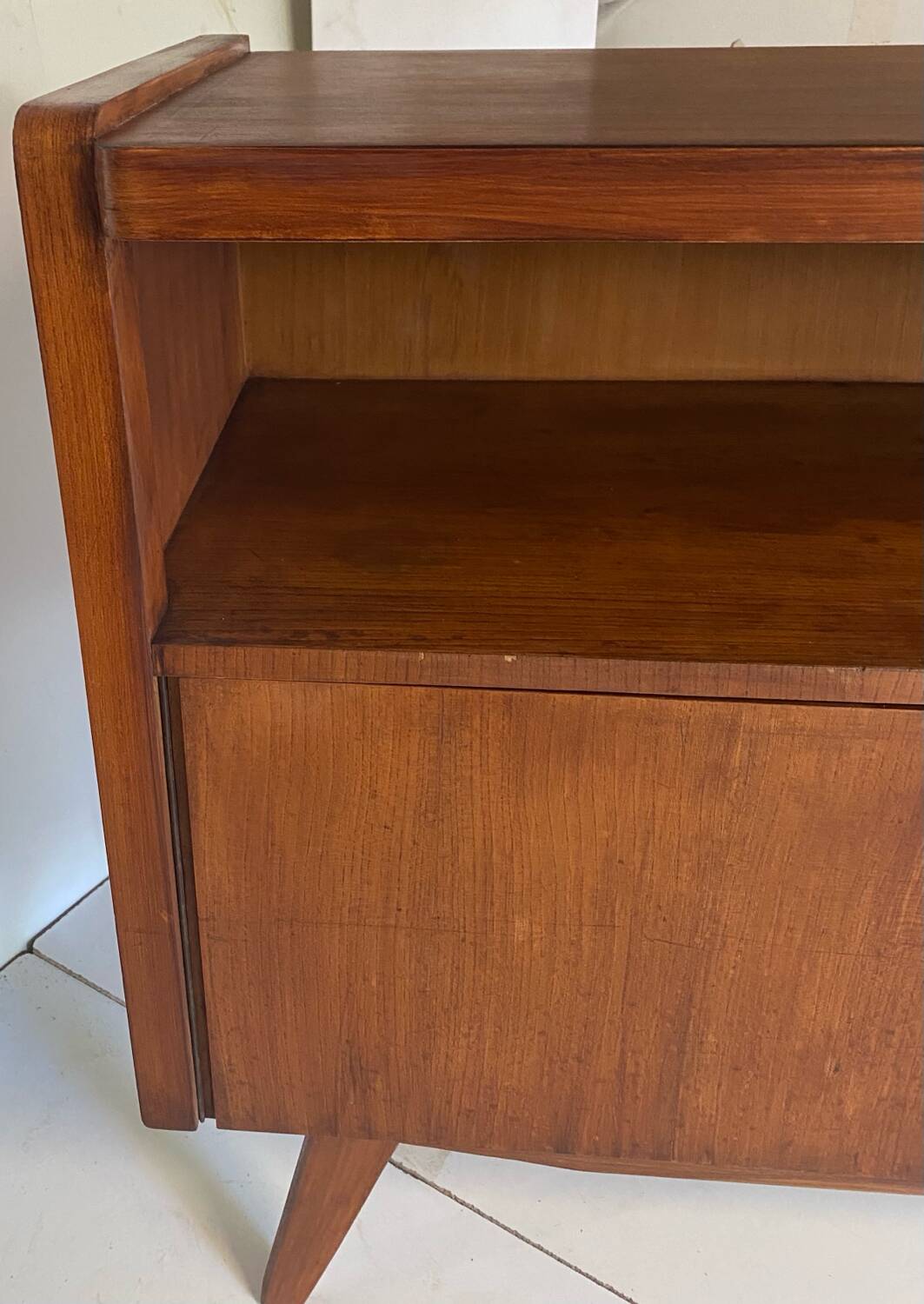 Vintage sideboard with compass feet