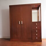 Armoire art déco acajou