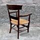 Rustic mulched armchair in oak 1940