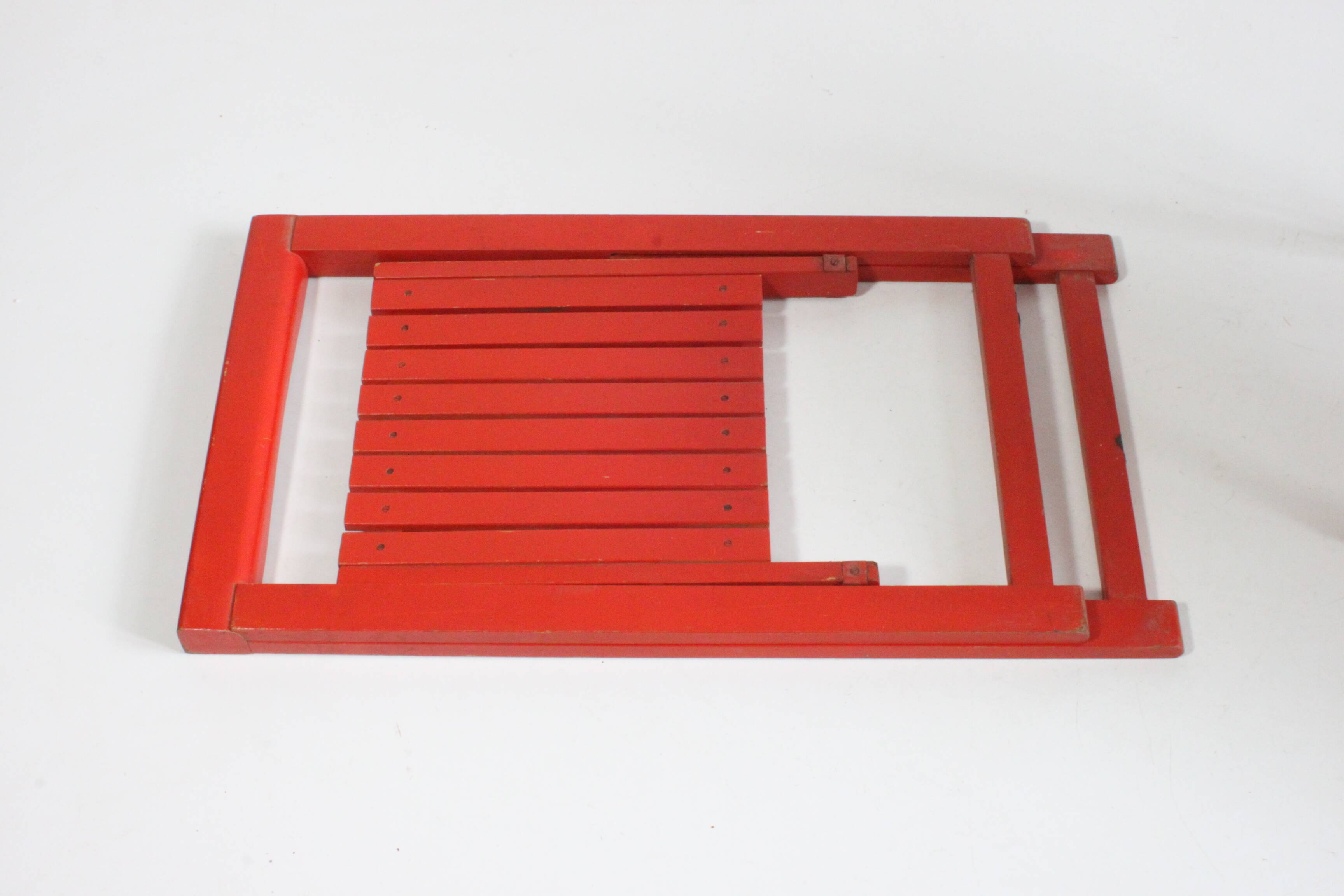 Vintage wooden folding chairs 1960s