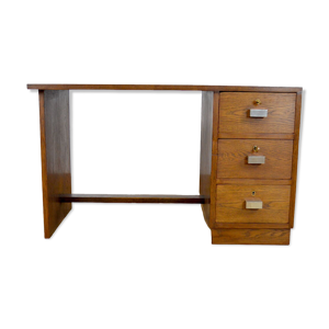 bureau art déco en chêne