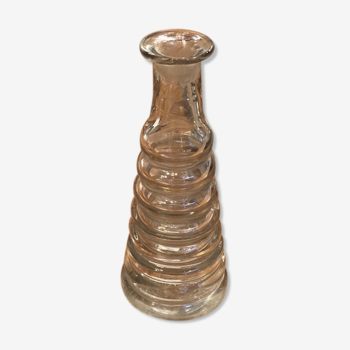 Bistro decanter "absinthe topette" in glass early twentieth century