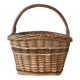 Panier en osier tressé bicolore