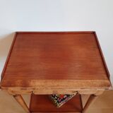 Vintage solid wood side table