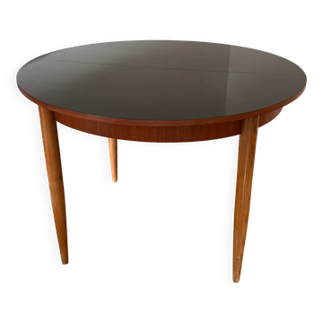 Table à manger en feuille de papillon, Lubke Vintage 1950's