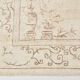 7x10 Cream Beige Oversize Vintage Rug, 209x311Cm
