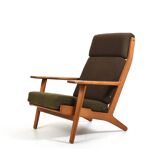 Hans J. Wegner GE-290 Highback Lounge Chair 1950s