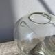 Murano transparent glass vase