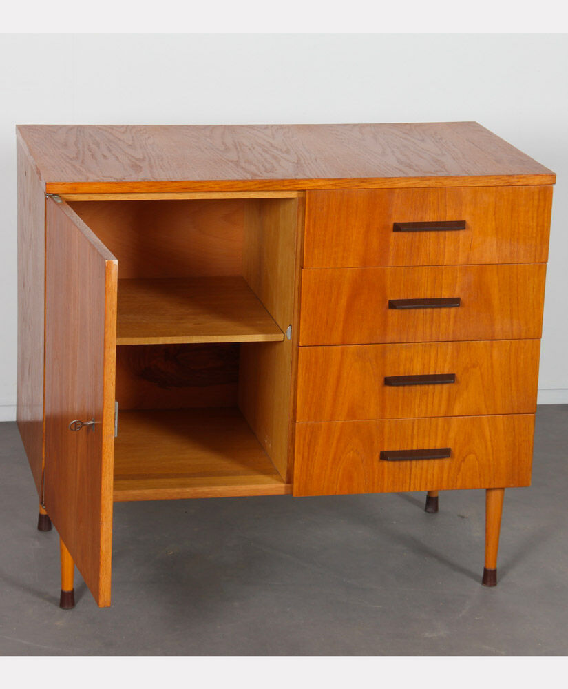Vintage wooden chest of drawers by UP Zavody circa 1960