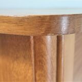 Bedside wood feet tapered 60s