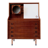 Mid Century Modern Italian Wood Cabinet, George Coslin for 3V Arredamenti P