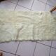 Vintage white goat skin  136 x 60 cm