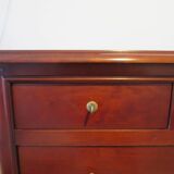 Rare - 6 drawer chest of drawers - mahogany - Louis xvi style - spinning top feet