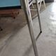 Blue formica table
