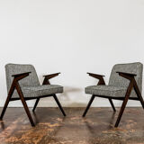Paire de fauteuils "Bunny" restaurés du milieu du siècle, type 300 177, années 1970
