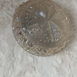 Plafonnier en verre ciselé