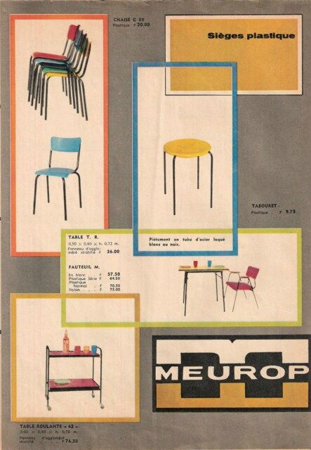 Pair of stools, Pierre Guariche for Meurop 1960s