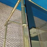 "bamboo" sofa end made of brass