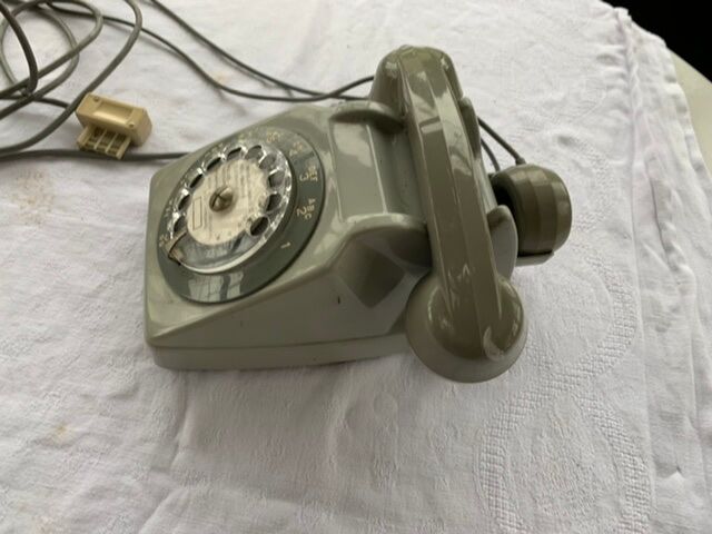 1974 socotel S63 vintage grey dial phone