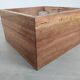 Travertine coffee table red design