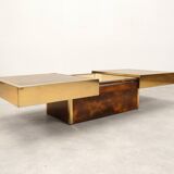 Cofee table with hidden bar by Maison Lancel