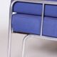 Bauhaus Blue Chrome Sofa, Czechia, 1930s