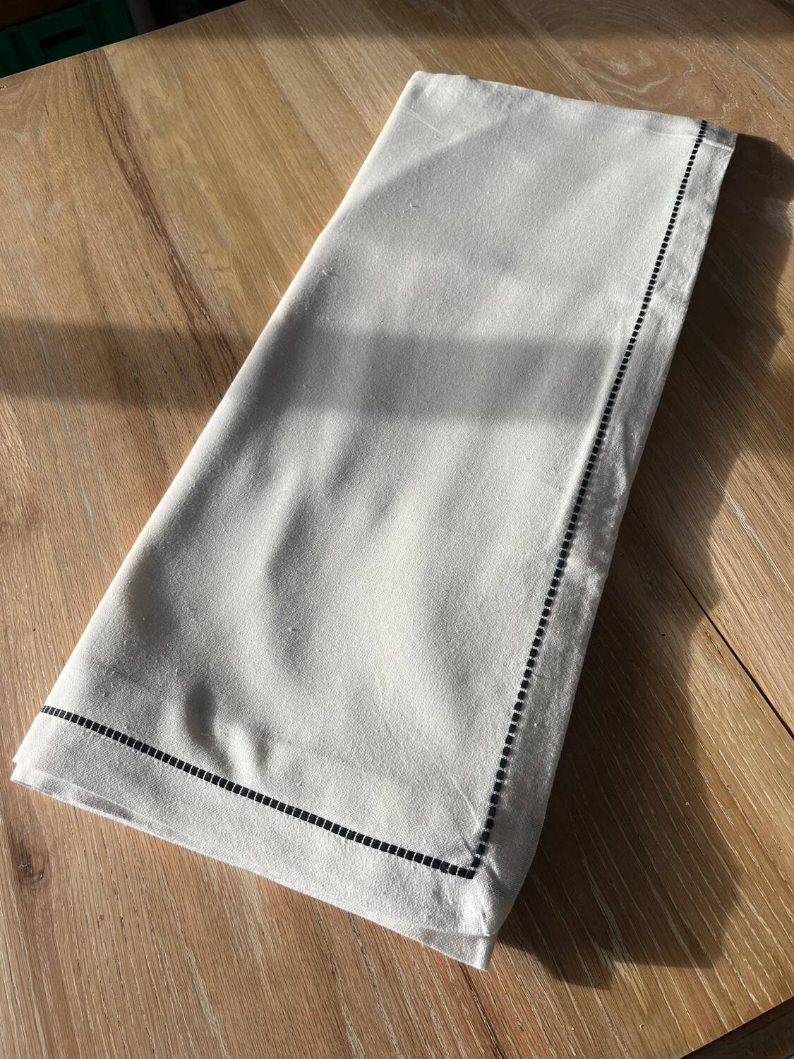 Embroidered cotton tablecloth