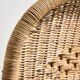 Oak and rattan chair, set of 4