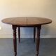 Table ronde à rabats diamètre 97 cm