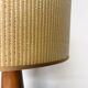 Pair of Modern Conical Wooden Table Lamps, Italy