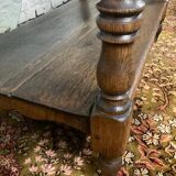 Old farm console in solid oak