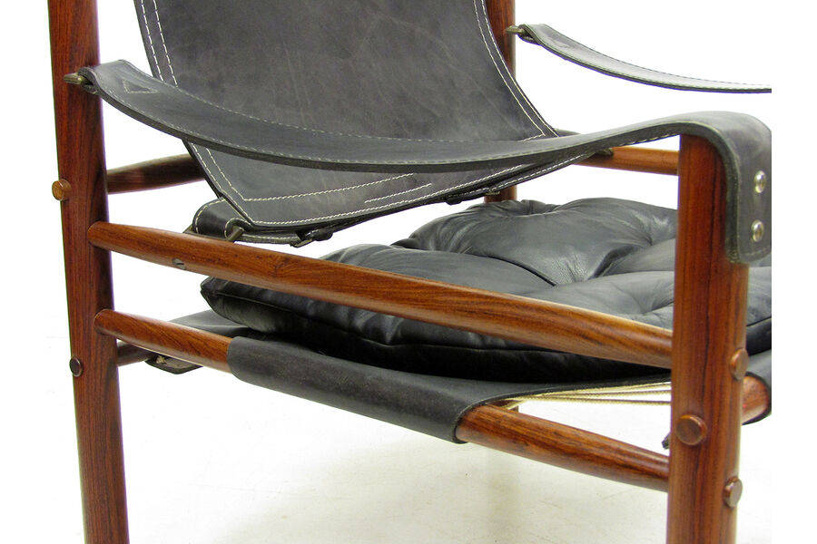 Sirocco armchair by Arne Norell rosewood