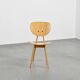 Suite of 4 3221 chairs by Jenzo Sakakura for Tendo Mokko, design 1950