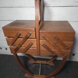 Vintage oak workbench