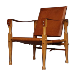 Fauteuil Safari en cuir