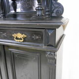 Blackened wooden buffet