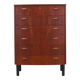 Commode en teck, design danois, années 1970, production : Danemark