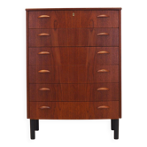 Commode en teck, design danois, années 1970, production : Danemark