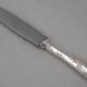 Christofle Marly, 6 dessert knives, for dessert and cheese, silver-plated metal.